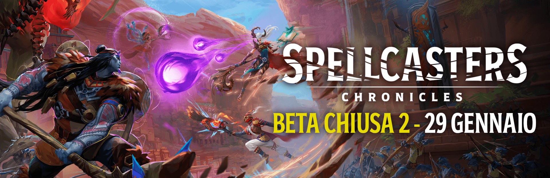 LA BETA CHIUSA 2 INIZIA IL 29 GENNAIO!