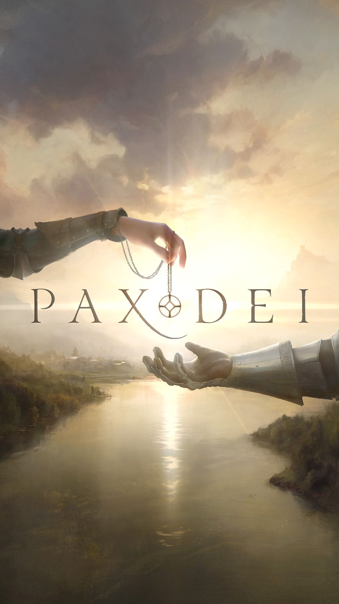 Pax Dei | Key Art Hands Vertical