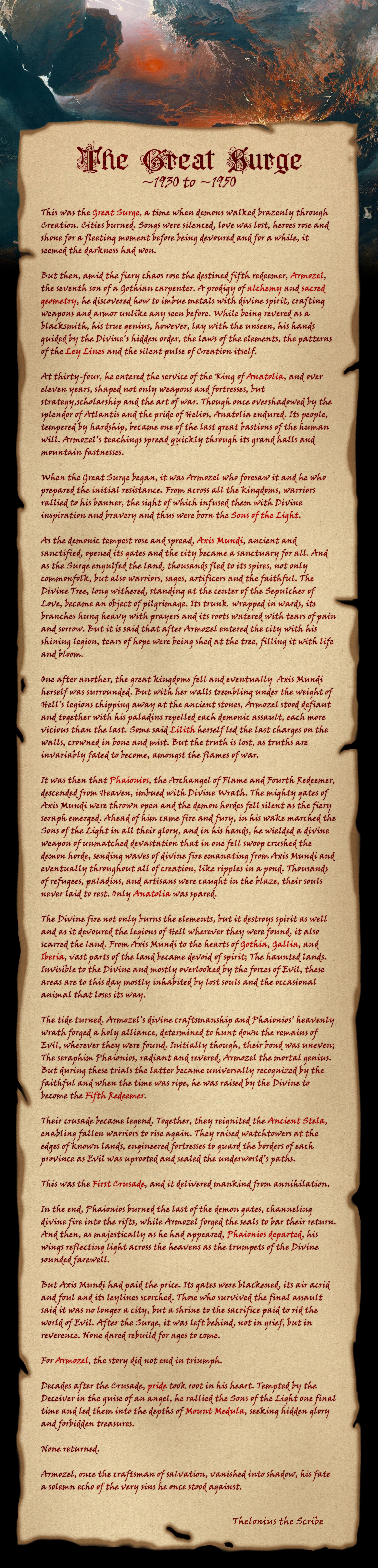 Thelonius, The Great Surge (III.1)